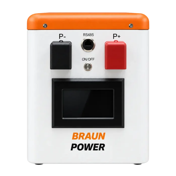 Braun Power 12 V LiFePO4 aku 314 Ah – põhivaade