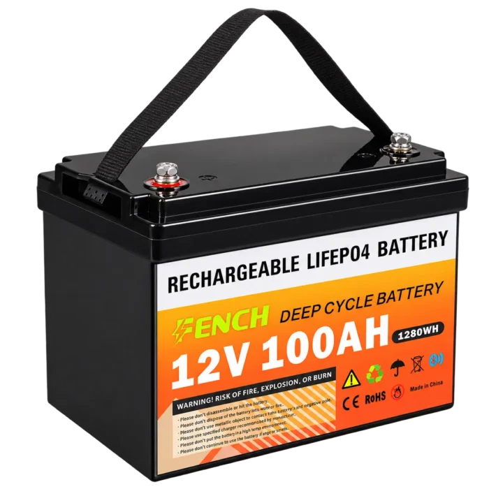 Fench 12v 100Ah LifePO4 aku
